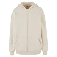 URBAN CLASSICS Cozy Oversized Reißverschlusspullover White Sand M