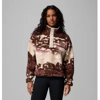 Columbia Helvetia II Printed Cropped Sweatshirt Tobacco Sisters 34