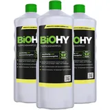 BIOHY Teppichshampoo (3x1l Flasche) | Teppichreiniger ideal zur Entfernung von hartnäckigen Flecken | SPEZIELL FÜR WASCHSAUGER ENTWICKELT