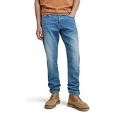 G-Star RAW Herren 3301 Regular Tapered Jeans, Blau (worn in azure 51003-B631-A795), 40W / 32L