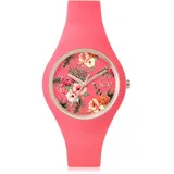 ICE-WATCH - ICE flower Delicious - Rosa Damenuhr mit Silikonarmband - 001442 (Small)