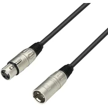 Adam Hall Mikrofonkabel 3 Star Serie XLR (W) auf XLR (M) 10,0m (K3MMF1000)