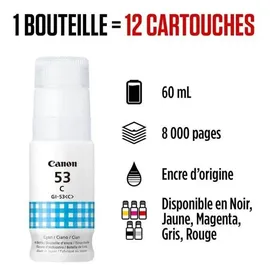 Canon GI-53C Tintenflasche cyan