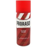 Proraso Red Shaving Foam 400ml - Barbe Dure Rasierschaum, 1er Pack (1 x 400 ml)