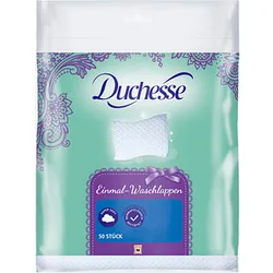 Duchesse trockene Reinigungstücher Waschlappen 1-lagig weiß, 50 St.