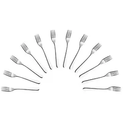 12 HEPP Dessertgabeln Carlton silber