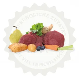 Lakefields Trockenfleisch-Menü Wild für ausgewachsene Hunde, 4 x 2.5 kg