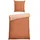 SCHIESSER Vinnie unifarben Terrakotta 135 x 200 cm + 80 x 80 cm