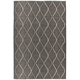 OBSESSION Teppich »my Nordic 871« rechteckig 5 mm Höhe In- und Outdoor geeignet, Wohnzimmer grau