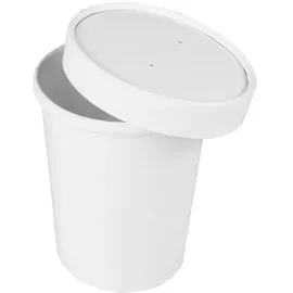 Papstar Suppenbecher Pappe "To Go" 500 ml Ø 11 cm 50 St. Weiß
