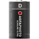 AgfaPhoto 110-851860 Haushaltsbatterie Einwegbatterie D, LR20, 1.5V Ultra, Retail Blister (2-Pack)