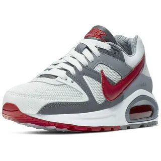 Nike Air Max Command Flex (GS) Sneaker, Grau Pure Platinum Gym Red Dark Grey 009, 37.5 EU