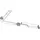 GEZE OL90N/OL95 Handhebel mit Eckumlenkung 54 mm Silber