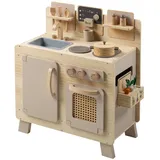 Howa Kinderküche aus Holz, natur/beige