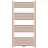 Belrad Handtuchheizkörper 1200 x 600 mm 414 W weiß Mittelventil