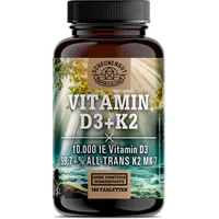 Scheunengut® Vitamin D3 K2 - Hochdosierte Depot Kapseln mit 10000 IE & 200μg 180 St Tabletten