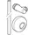 Geberit 215085211 Eckventil 1/2" mit Rohr