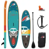 F2 SUP-Board F2 Stand up Paddle Board CALIFORNIA - HFT SUP 11,6 Türkis, Stand up paddle board 11,6