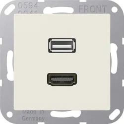JUNG Multimedia-Anschluss ws MA A 1163