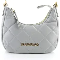 Valentino Ocarina Schultertasche Kunstleder Grey