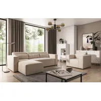 Fun Möbel Ecksofa Schlafsofa inkl. Sessel WALDO, Stoff Brooklyn