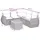 vidaXL Gartensofa-Set 6-tlg. schwarz