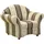 58 aufm Kessel Couch 3-2-1 Garnitur Chenille 3-Sitzer + 2-Sitzer + Sessel Rot