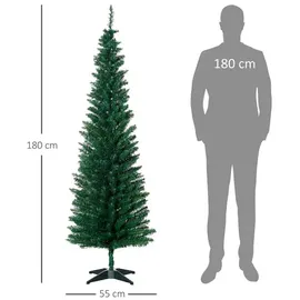 Homcom Weihnachtsbaum 390 Spitzen Grün 180 cm