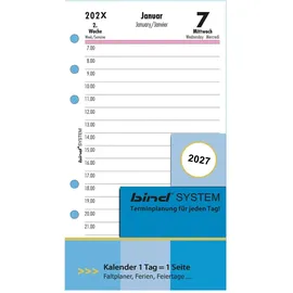 Bind Kalendereinlage 2027 Weiß