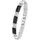 Amor Carbon Armband Edelstahl silber 9352494 Größe 22