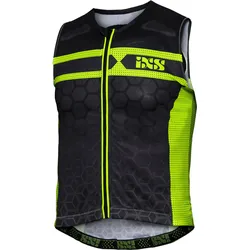 IXS RS-20, Protektorenweste - Schwarz/Grün - M