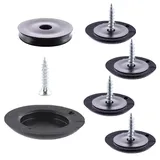 Wagner Bodengleiter 16792599 Ø 25 mm Schwarz/Grau