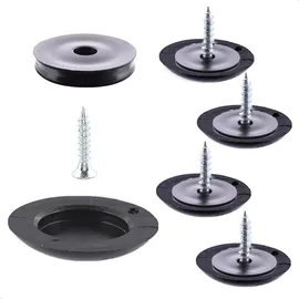 Wagner Bodengleiter 16792599 Ø 25 mm Schwarz/Grau