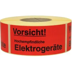 TransPak Hinweis Etiketten Empf. Elektronik 1.000 Stk/Rolle