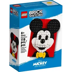 Lego 40456, Brick Sketches, Micky Maus