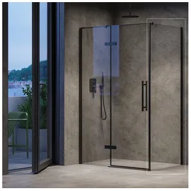 Ravak Cool! Duschtür rechts 100 x 195 cm schwarz transparent X9VVA0300Z1