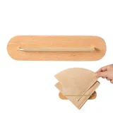 Hezudiay Kaffeefilter Spender, Haltevorrichtung Für Kaffeefilter, Haftstarker Wand Papier Spender Gestell, Kegelförmiger Kaffeefilters Organizer Für Die Wand Für Bars, Küchen, Dessertgeschäfte