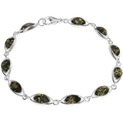 Armband OSTSEE-SCHMUCK "Ostsee-Schmuck Armband Telia Armband Telia", silber (silberfarben), Armbänder, Damen, 18.5cm, Silber 925 (Sterlingsilber)