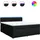 vidaXL Boxspringbett 180 x 200 cm Schwarz