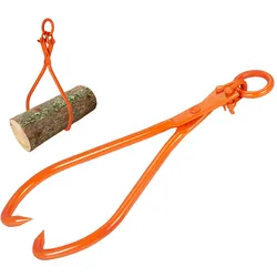 VEVOR Holzrückezange, 32 Zoll, 2-Klauen-Holzhebezange, robust, 1543 lbs