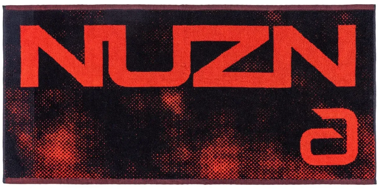 andro Handtuch NUZN S schwarz/rot