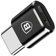 Baseus Adapter Micro USB auf USB Typ C, Schwarz