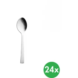 PLAIN Teelöffel, Edelstahl, 24 Stück