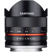 Samyang 8mm F2,8 Fisheye UMC II Canon M schwarz