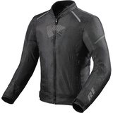 RevIt! Revit Sprint H20 Motorrad Textiljacke schwarz-grau, Größe M