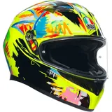 AGV K3 Rossi Winter Test 2019 Integralhelm - Neon-Gelb/Schwarz/Rot/Blau - XXL