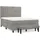 vidaXL Boxspringbett 140 x 200 cm H2 Grau