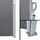 Garden Pleasure Seitenmarkise 300 x 160 cm anthrazit