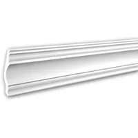 PROFHOME DECOR Eckleiste Polyurethan 200 x 9,8 x 9,8 cm