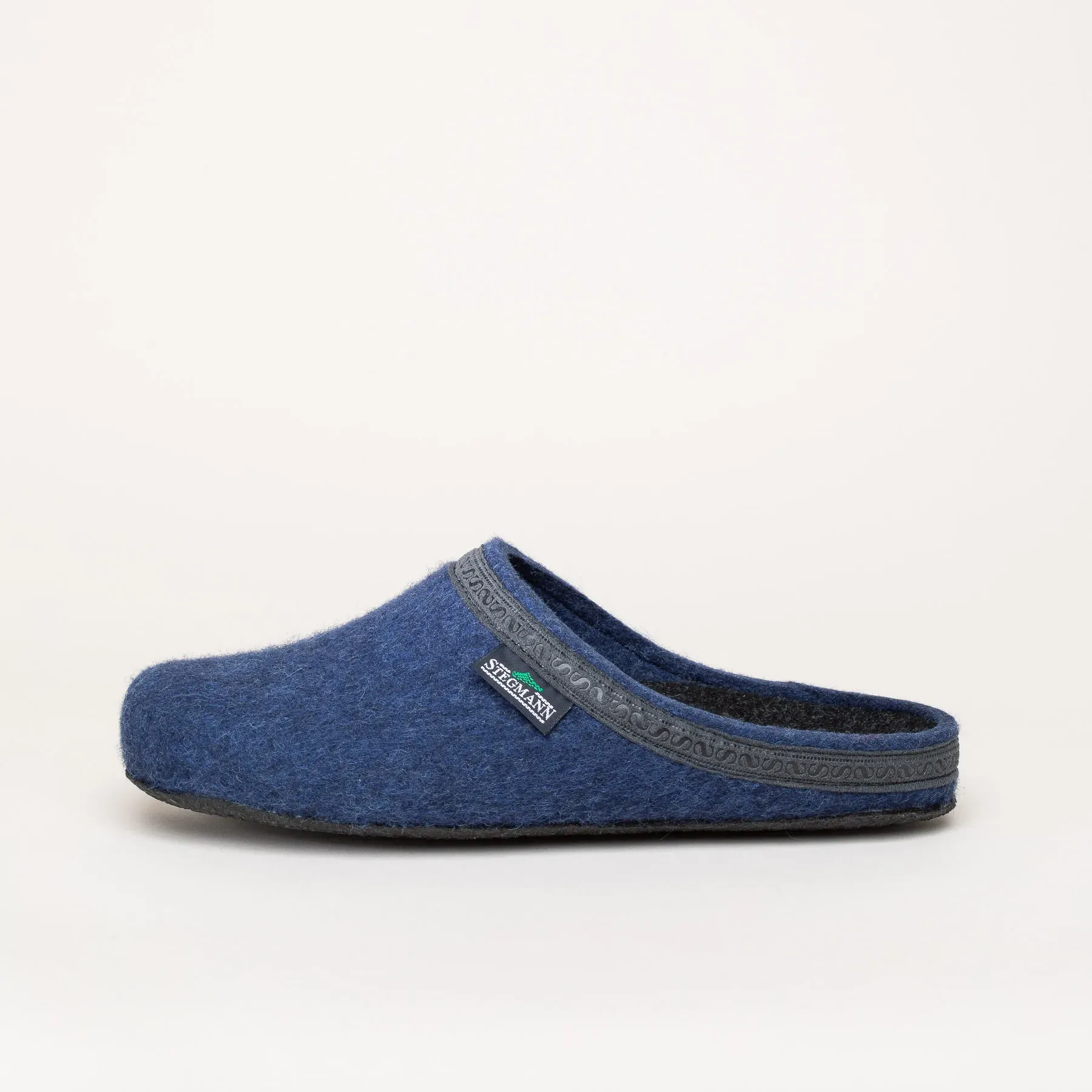 Stegmann 127 Stegmann | Damen Filz-Hausschuh | Farbe jeans | Pantoffel in Größe 45 - jeans - 45